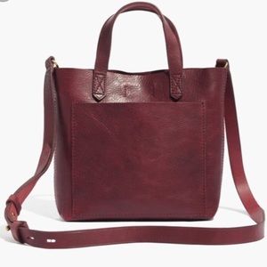 Madewell small transport crossbody dark cabernet